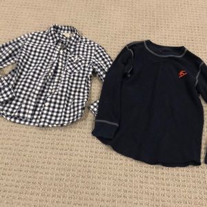 Lot/2 shirts Cherokee & Gap Kids size 6/7
